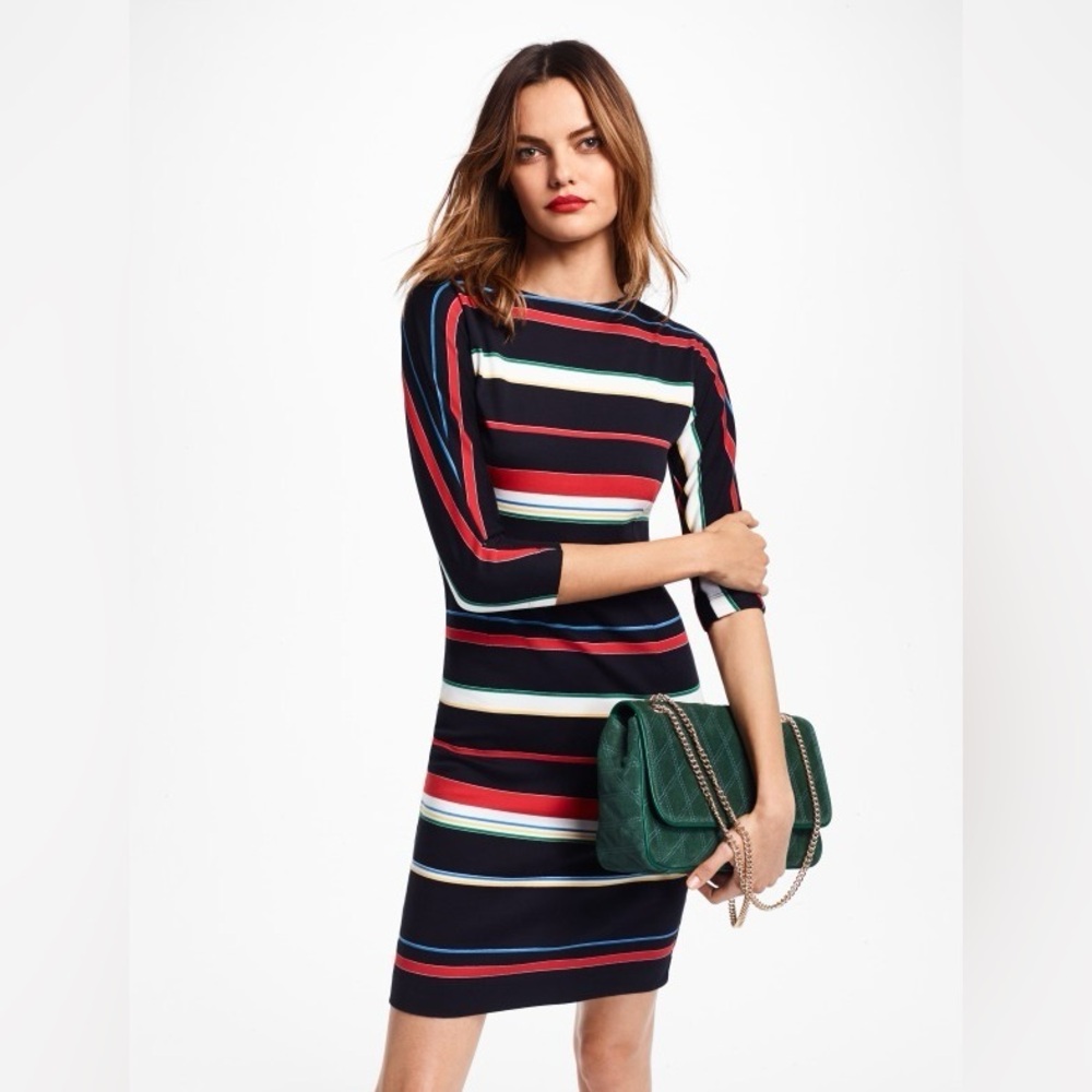 Brooks Brothers Striped Multicolor Dress